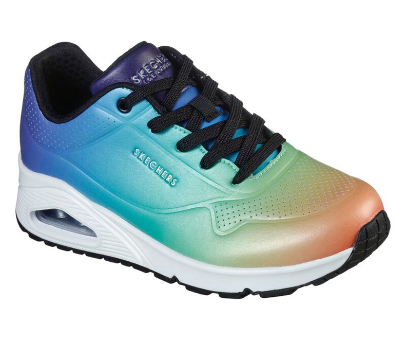 Skechers Dam Svarta/Olika Färger Snörskor - Uno - Spectrum - Sverige (WTXIV-2937)